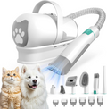 6-in-1 Pet Grooming Vacuum Kit with Clippers
